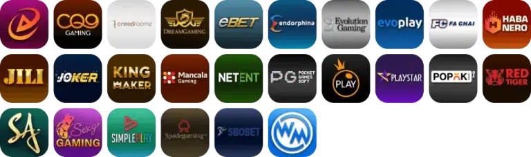 รวมรูปภาพ ค่ายเกมสล็อตชั้นนำ