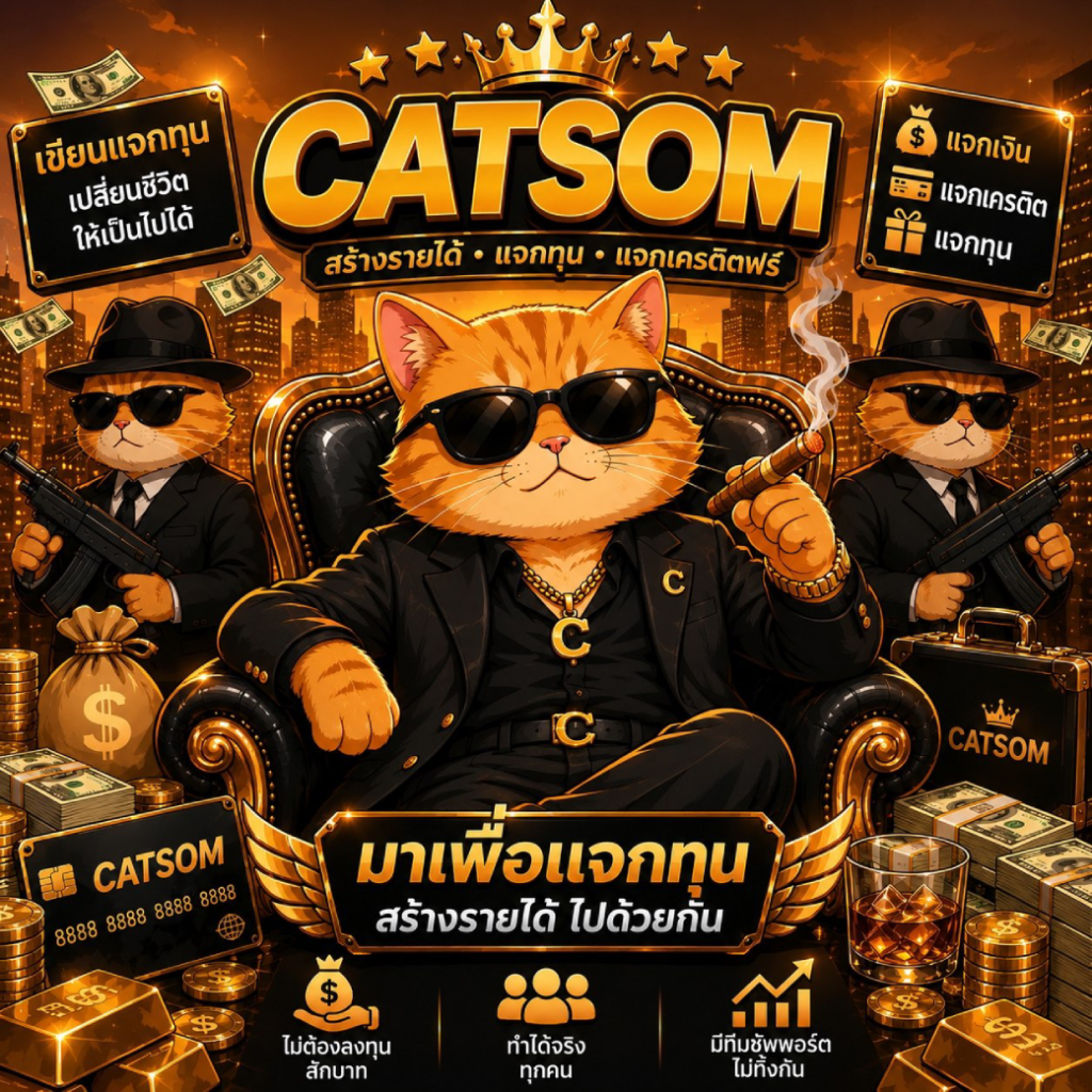 CATSOM คืออะไร? รู้จักแพลตฟอร์มสร้างรายได้ออนไลน์ที่หลายคนกำลังพูดถึง
